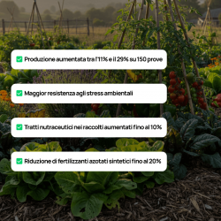 ALGHE MARINE - Fertilizzante che aumenta la resa delle colture del 17% su oltre 75 studi GEP (Macrocystis Pyrifera 4-6%)